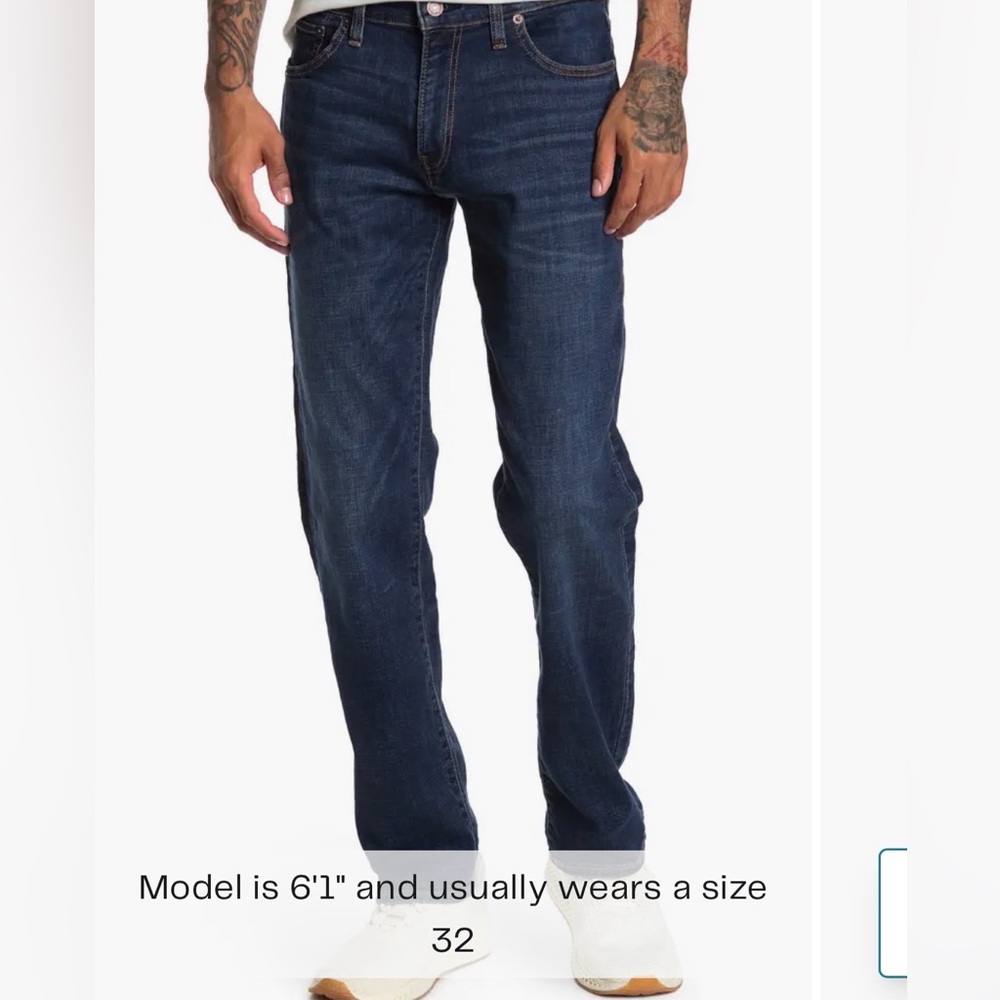 Lucky Brand 221 Straight Jeans Men’s 36x32 Classic Fit Denim